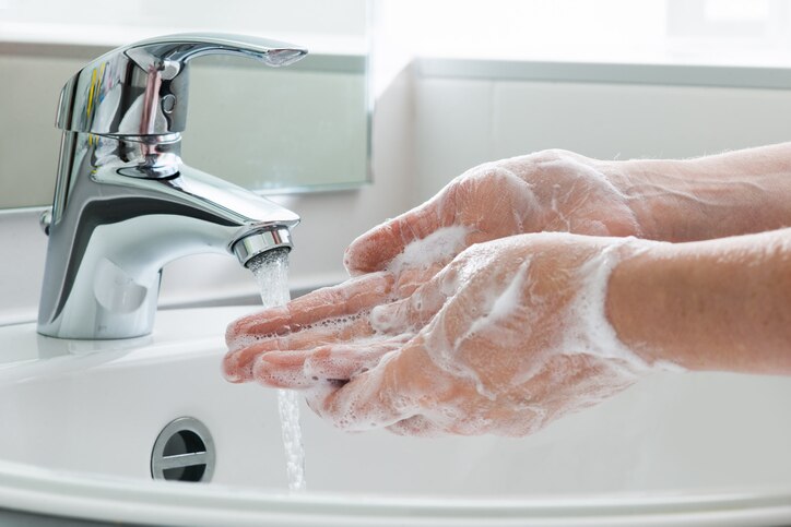 Hygiene. Cleaning Hands. Washing hands.