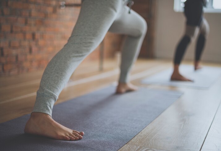 Diversity People Exercise Class Relax Concept